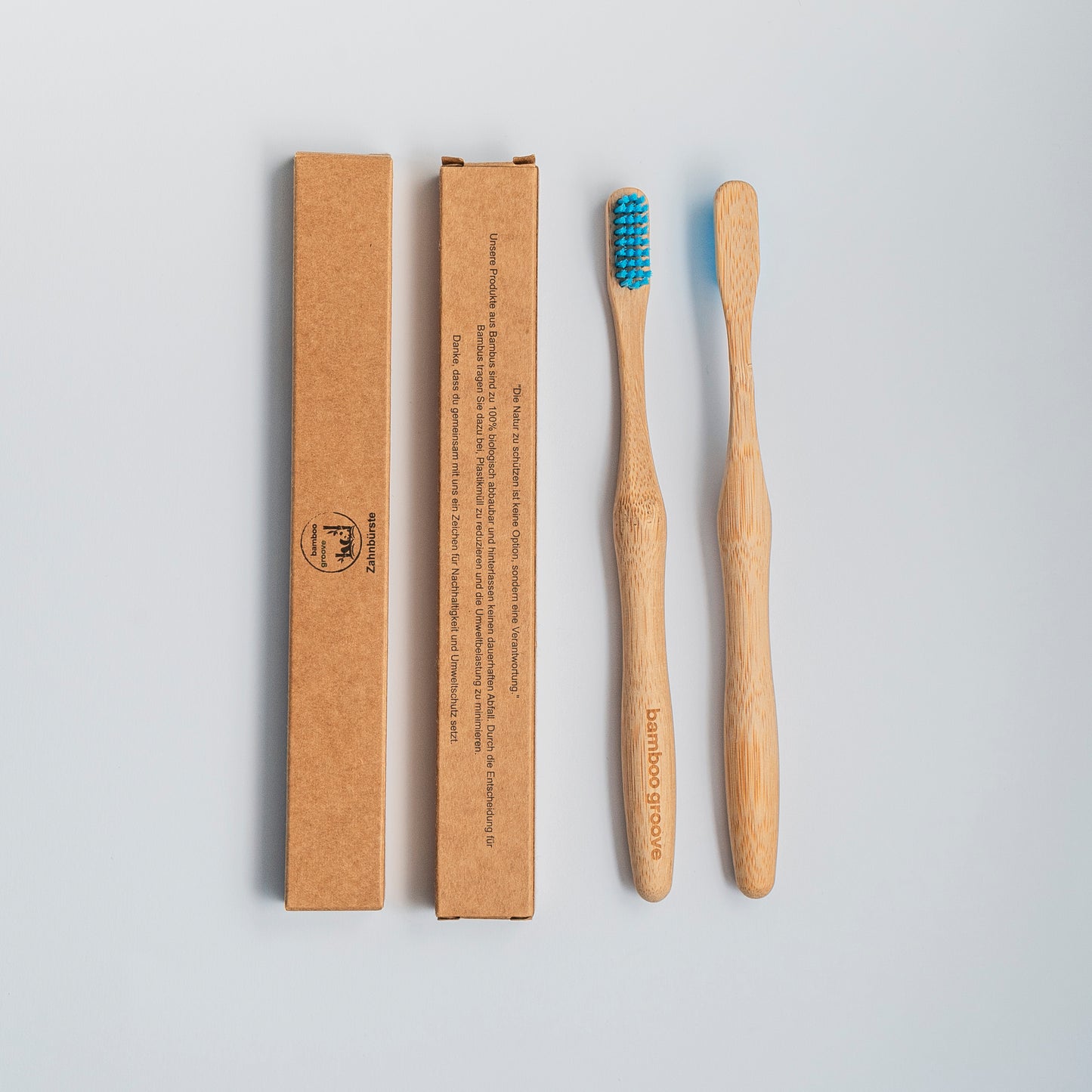 Toothbrush made of 100% high-quality bamboo (single)